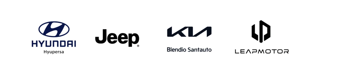 Hyundai Hypersa, Jeep, Kia Blendio Santauto y Leapmotor