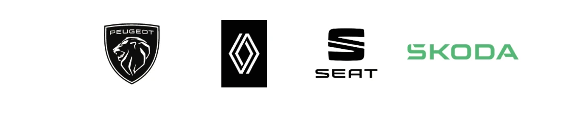 Peugeot, Renault, SEAT y Škoda
