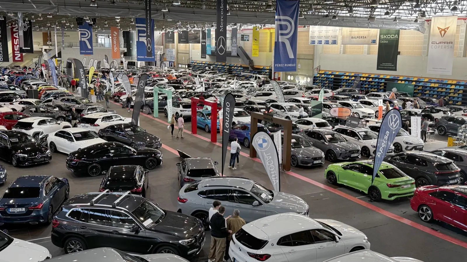 Vista panorámica de la exposición en Expourense durante la edición de 2025